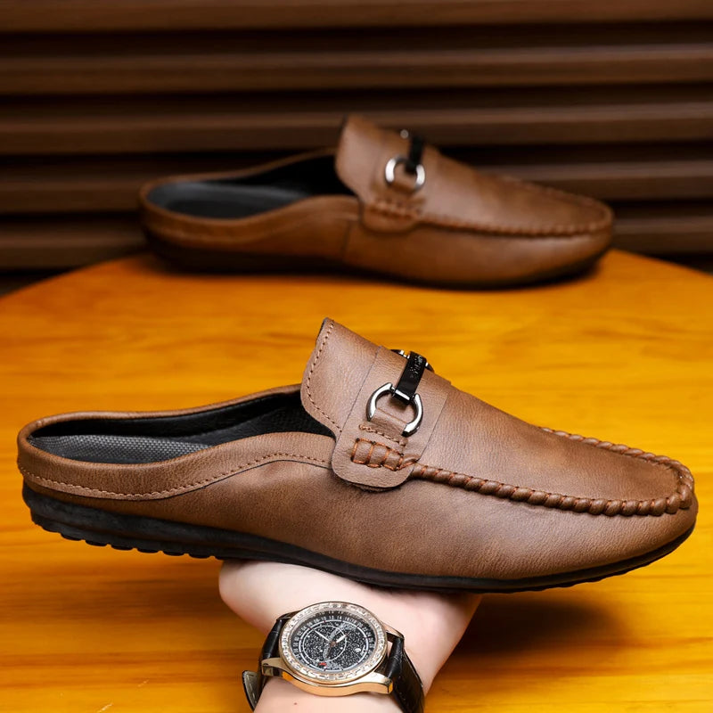 Keller Italian Leather Summer Mule