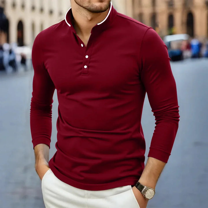 Wesley Long Sleeve Henley Shirt