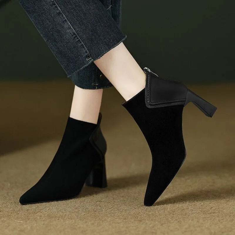 Romy Pointed Toe Ankle Boots