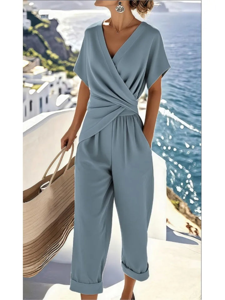 Valencia Wrap Front Two Piece Set