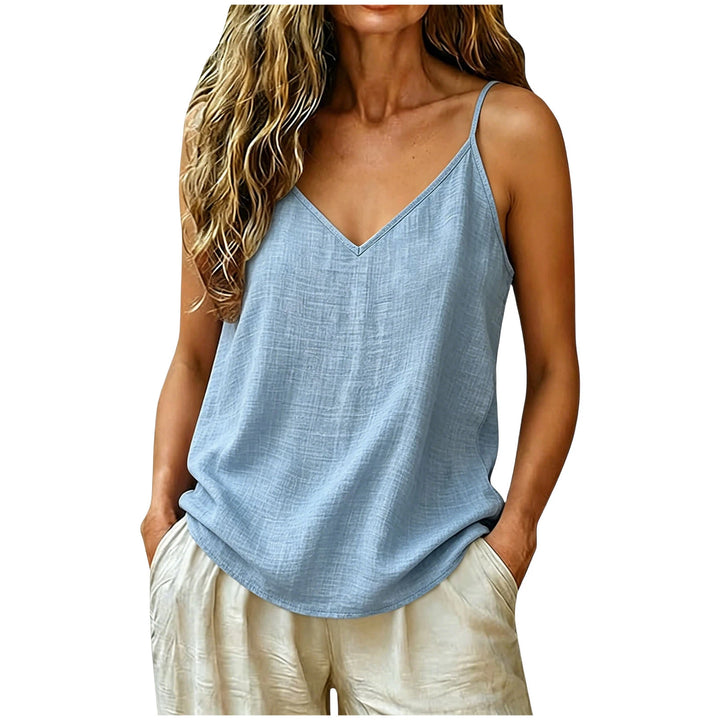 Aleigha Cotton Linen Camisole