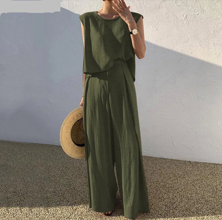 Quinn Chic Relaxed Linen Set