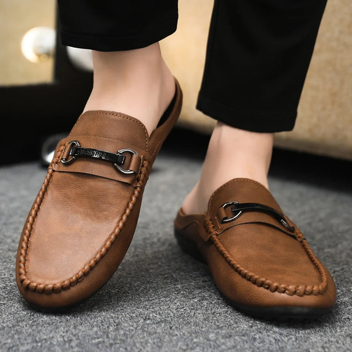 Keller Italian Leather Summer Mule