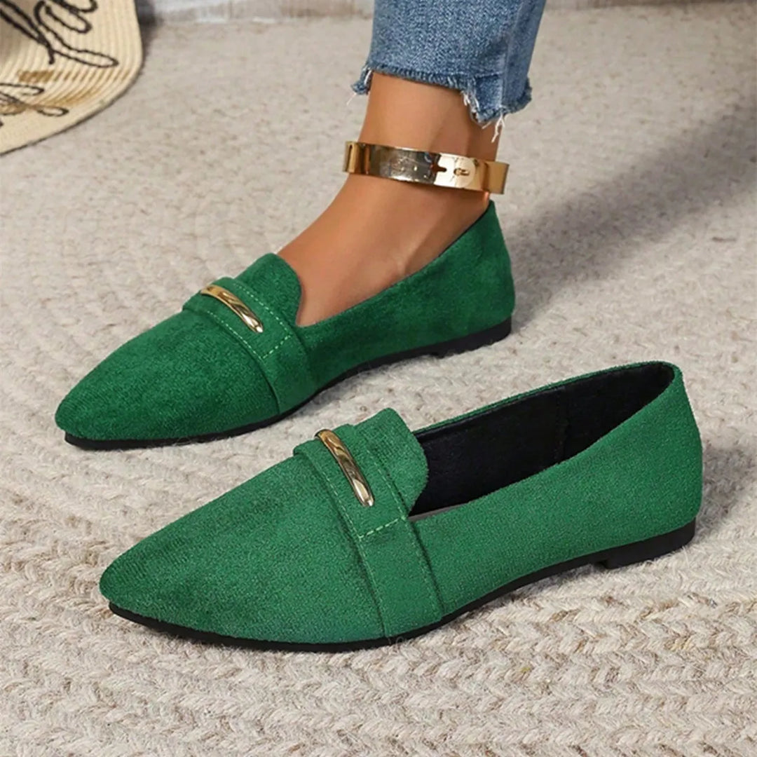 Amber Orthopedic Pointed Loafers