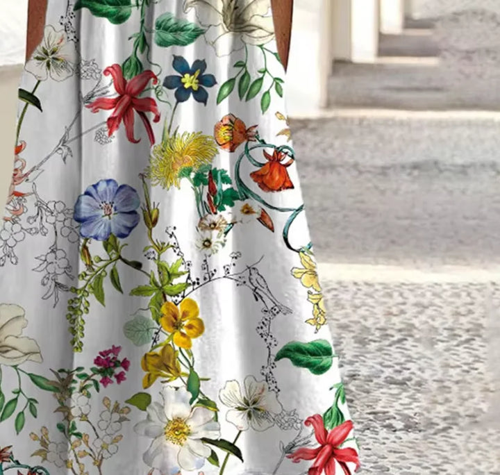 Joan Floral Printed Midi Dress