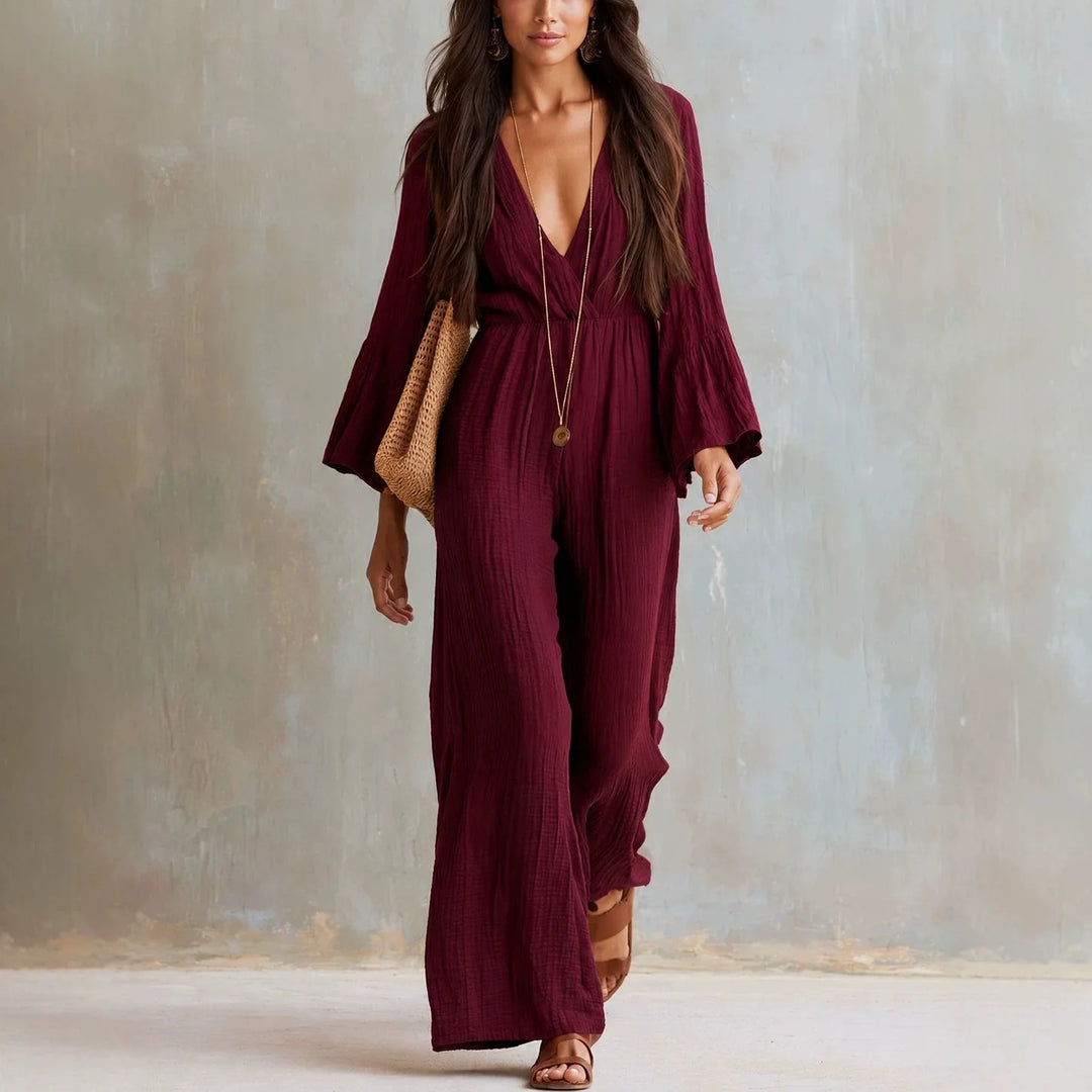 Selah Boho Wide Leg Jumpsuit