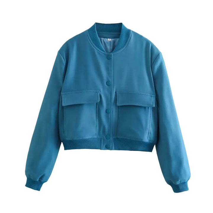 Corrine Cropped Bomber Jacket