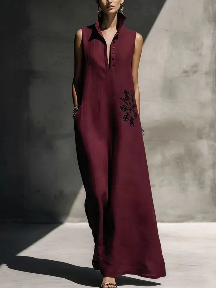 Celestine Embroidered Maxi Dress