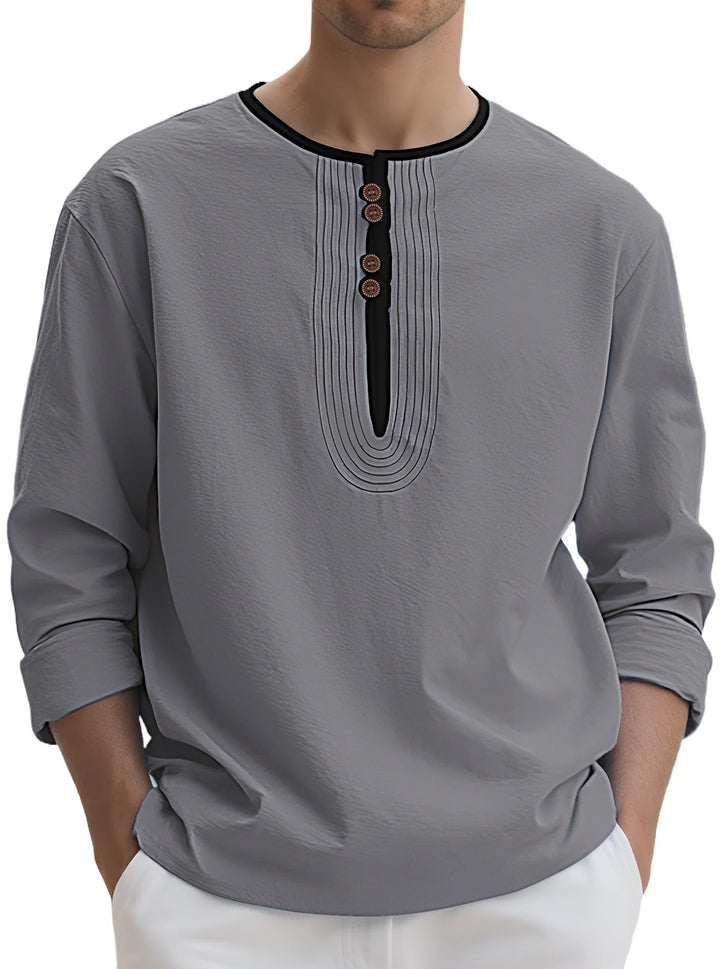 Holden Long Sleeve Henley Shirt