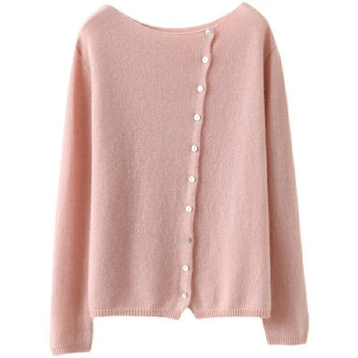 Anya Asymmetric Button Cardigan