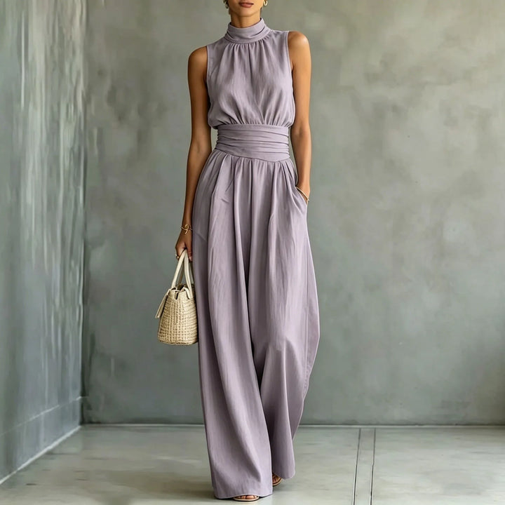 Angeline Sleeveless Wide Leg Jumpsuit