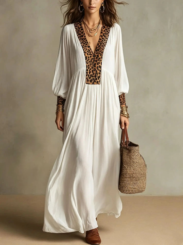 Seraphina Leopard Maxi Dress