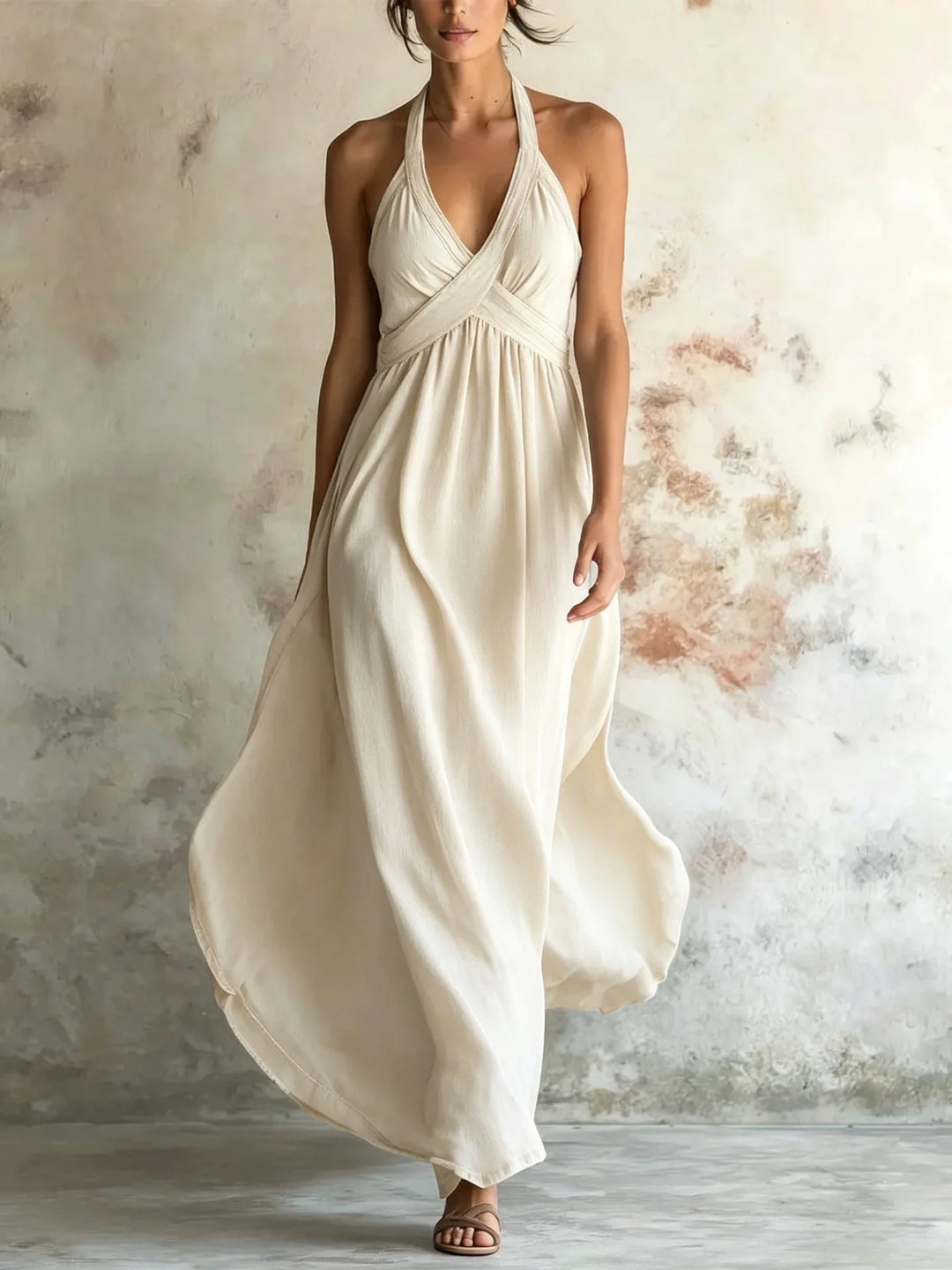 Savannah Bohemian Backless Maxi Dress