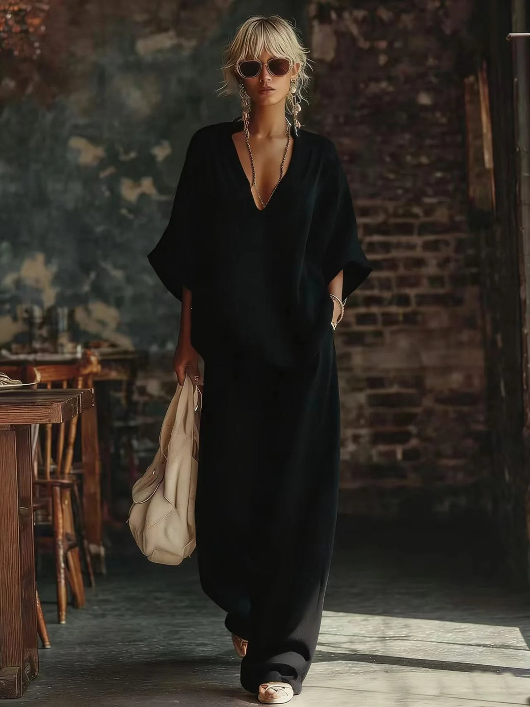 Dixie Relaxed Wide Leg Pant Set