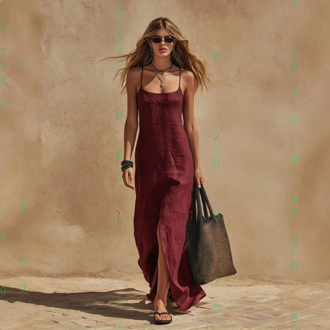 Sabrina Elegant Sleeveless Maxi Dress