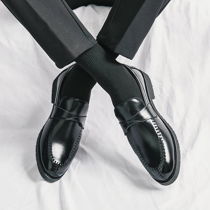 Dominic Leather Dress Loafers