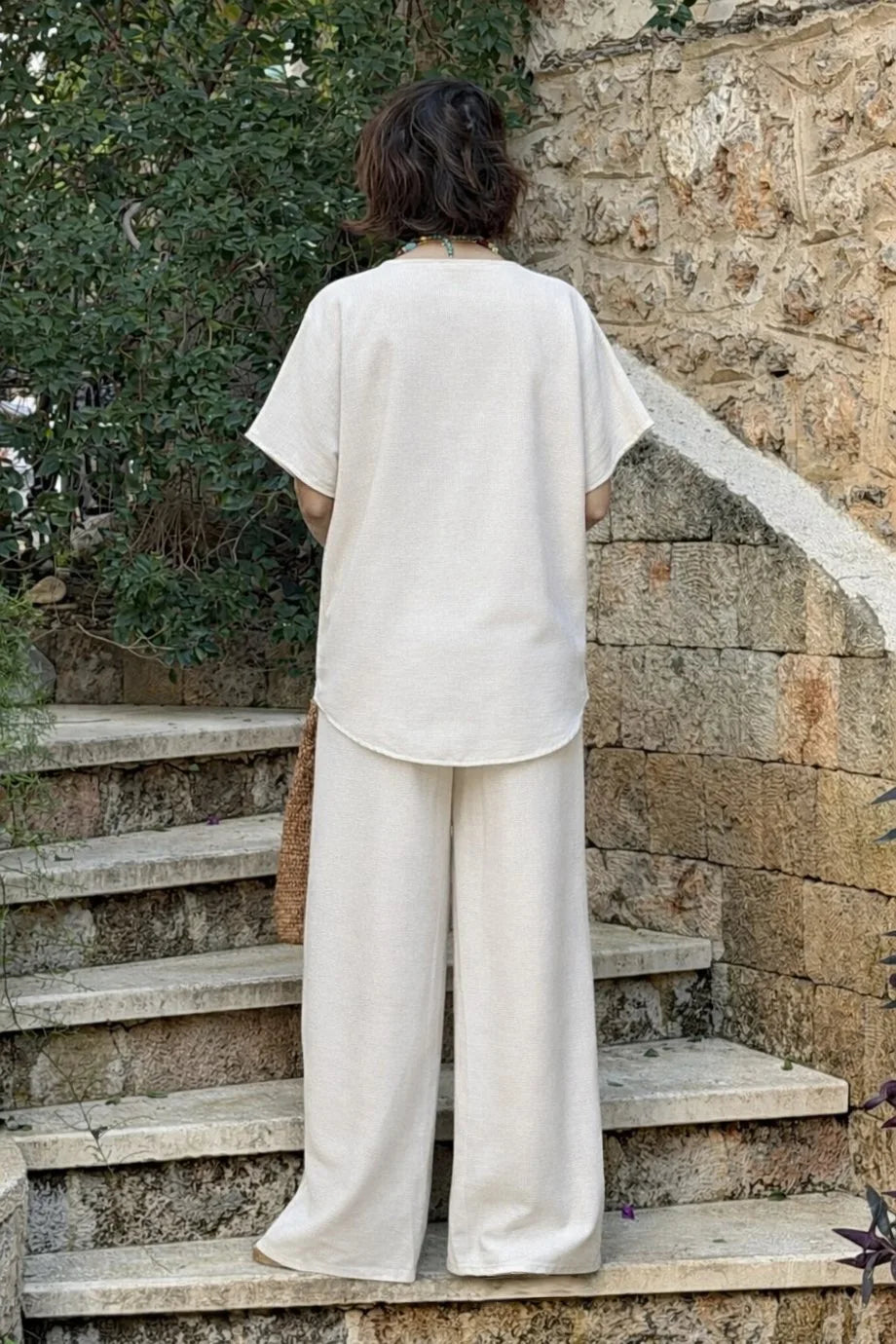 Laurel Asymmetrical Trouser Set