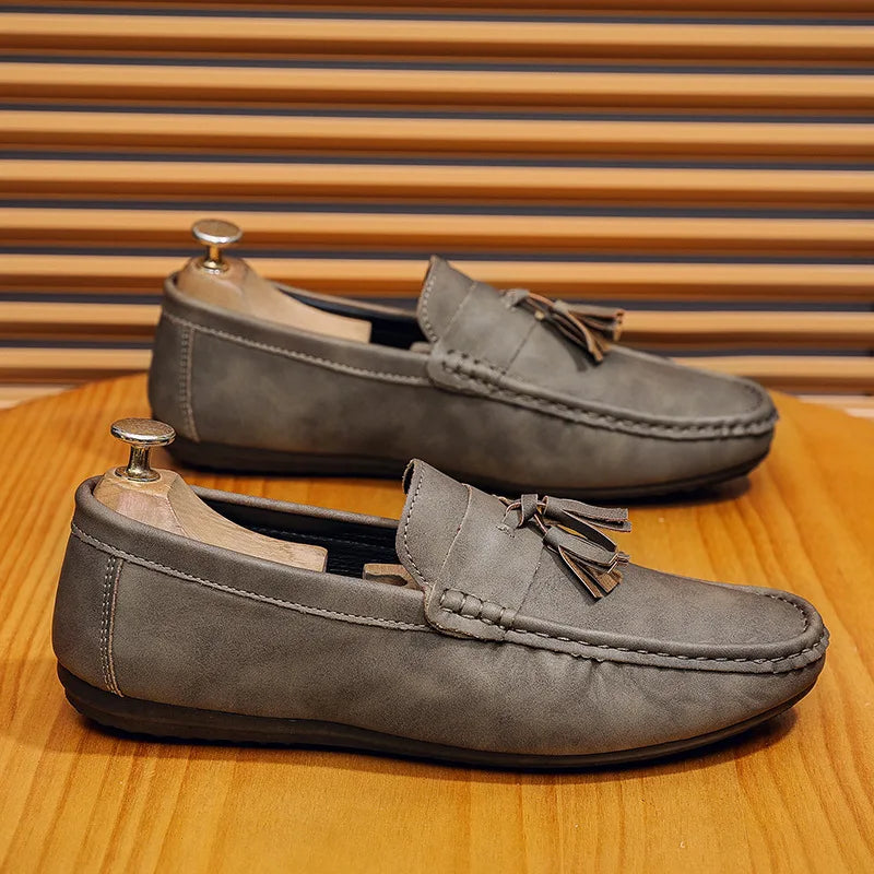 Thomas Leather Slip On Loafers