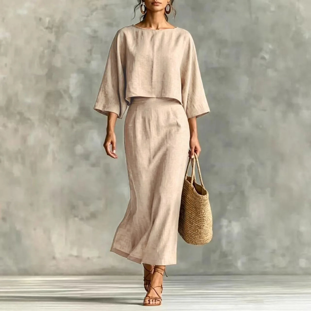 Brynlee Relaxed Skirt Set