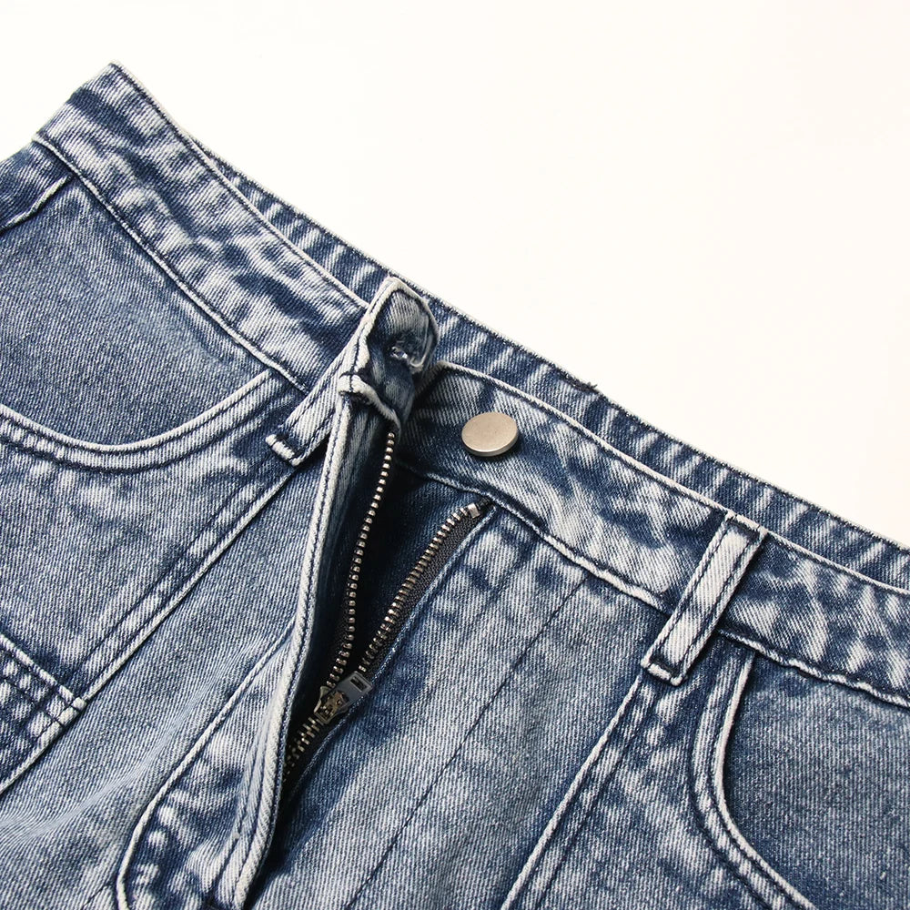 Sierra Cargo Pocket Denim Skirt