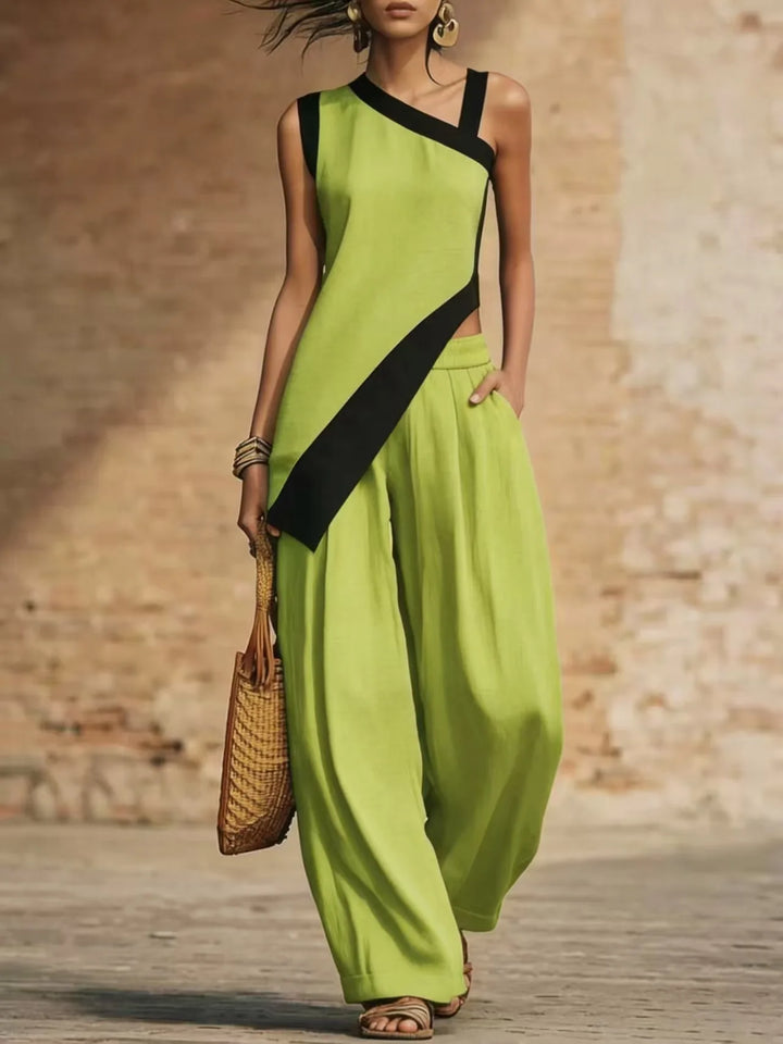 Danielle Asymmetrical Matching Set