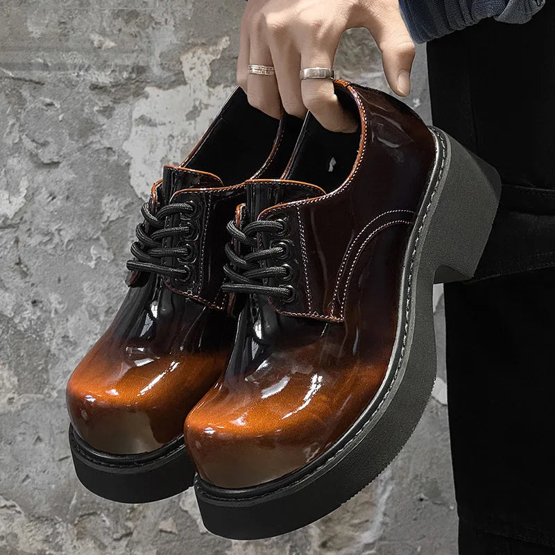 Bramwell Chunky Sole Derby Shoes