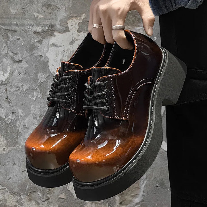 Bramwell Chunky Sole Derby Shoes