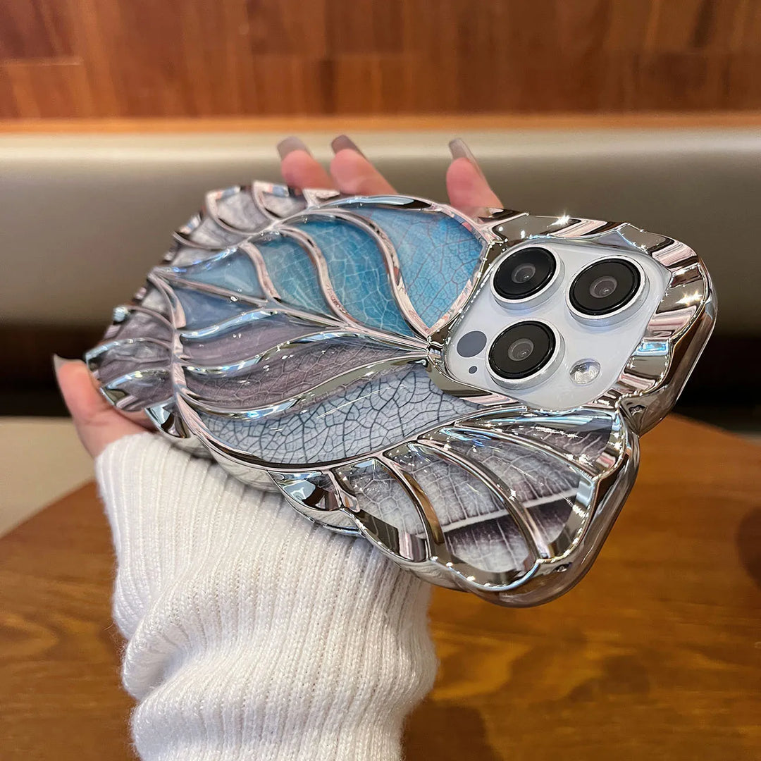 Aurora 3D Leaf Protective iPhone Case