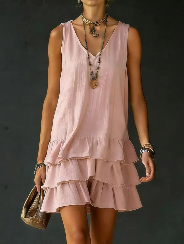 Courtney Ruffle Mini Dress