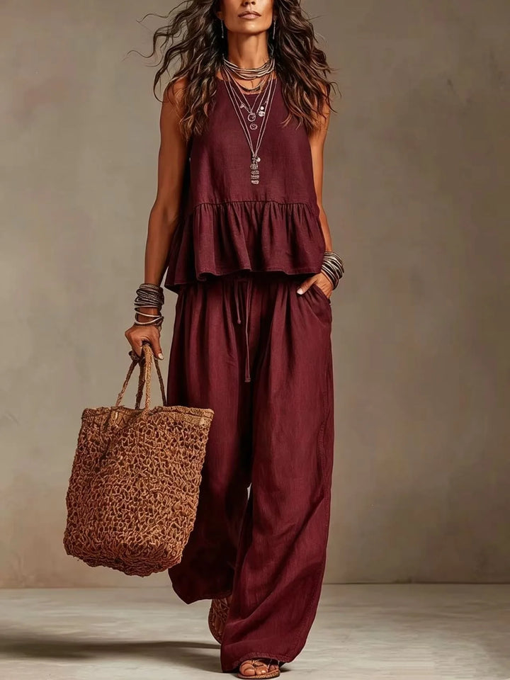 Jillian Ruffle Everyday Matching Set