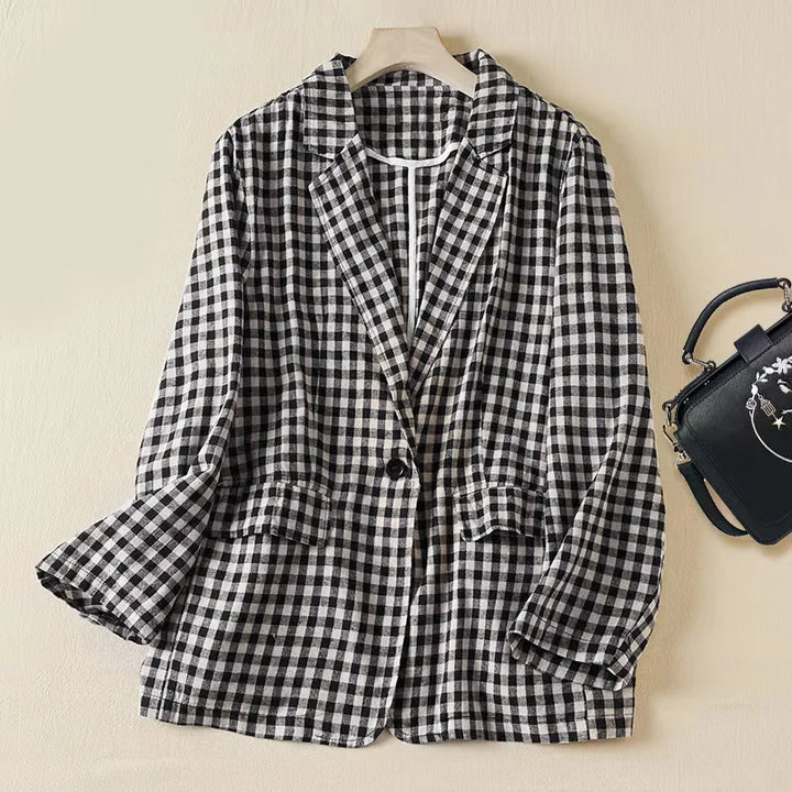 Ryker Elegant Plaid Blazer