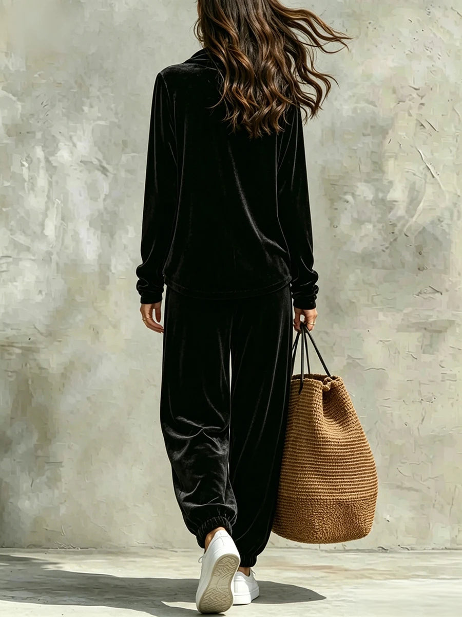 Elodie Cowl Neck Pant Set