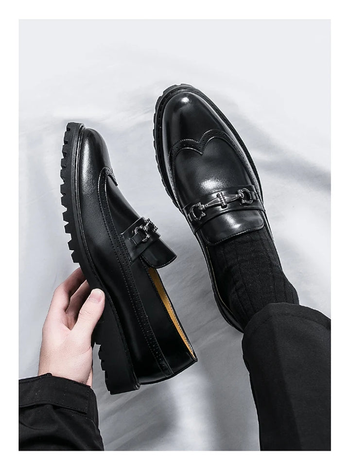 Philip Metal Accent Loafers