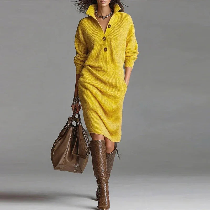 Adeline Knit Midi Dress
