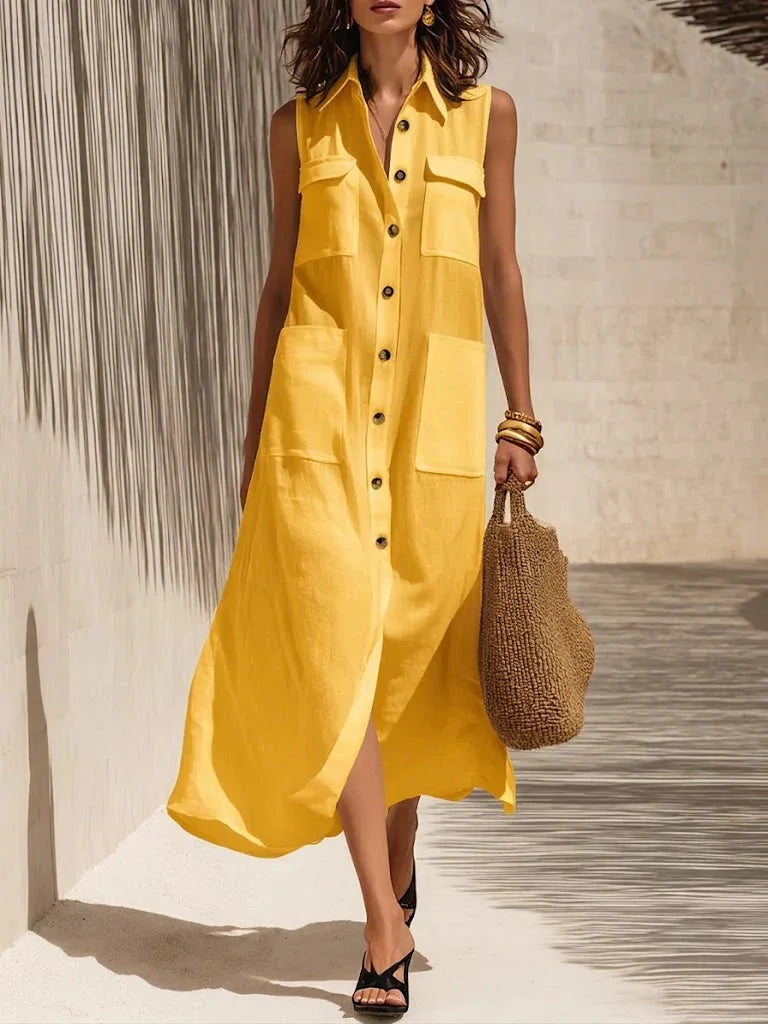 Harlow Casual Pocket Maxi Dress