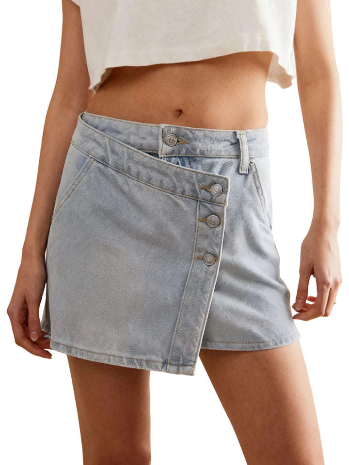 Lucia Denim Mini Skirt