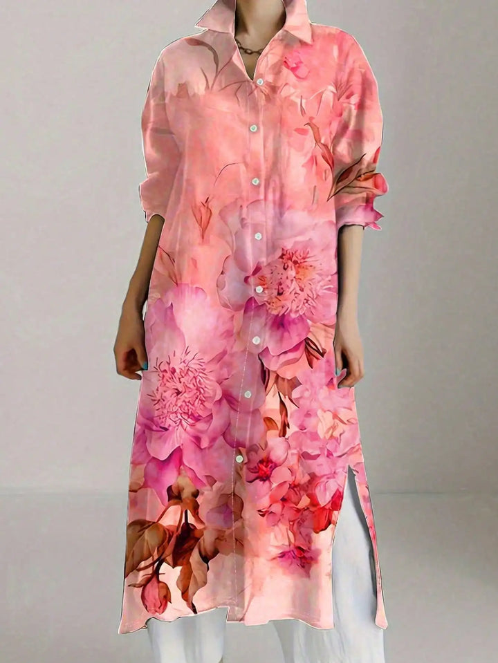 Lena Floral Print Maxi Dress