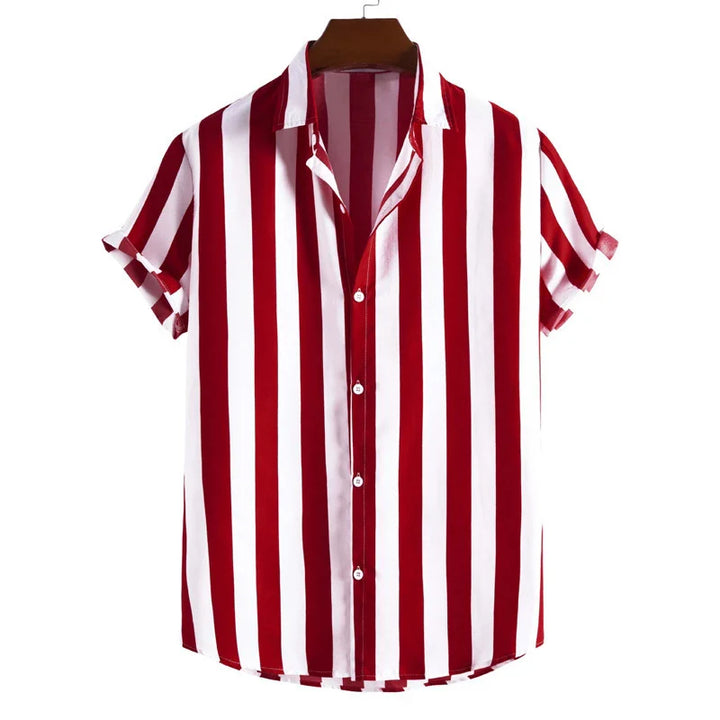 Malaga Stripe Button-Up Shirt