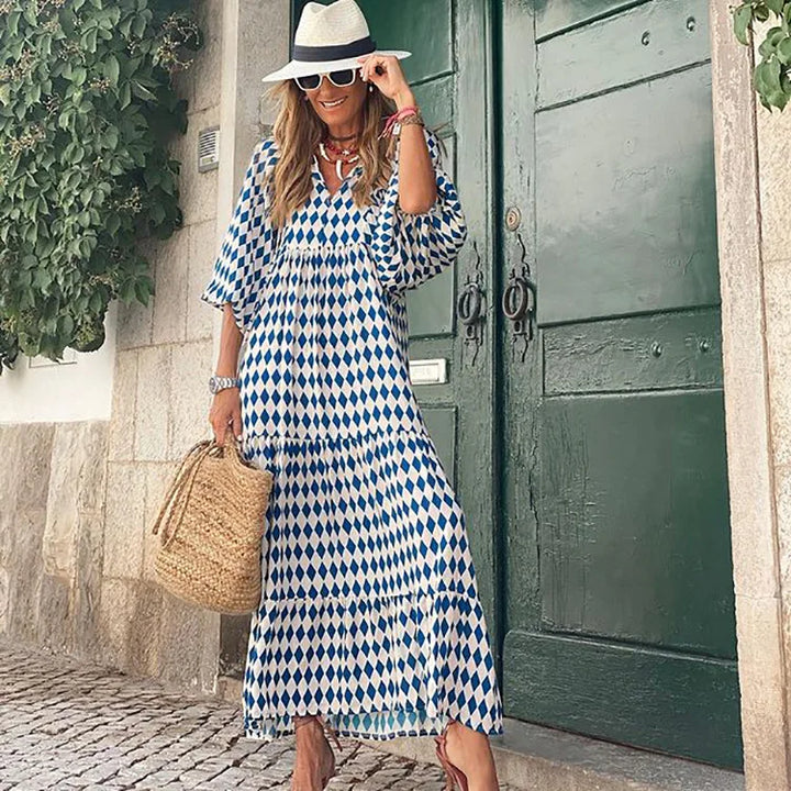 Isabella Effortless Floral Boho Maxi Dress