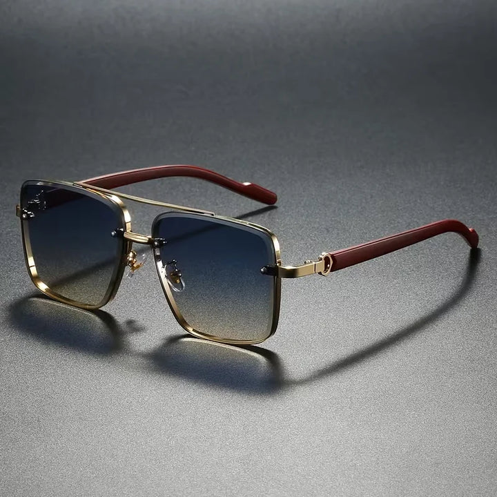 Grayson Vintage Pilot Square Sunglasses