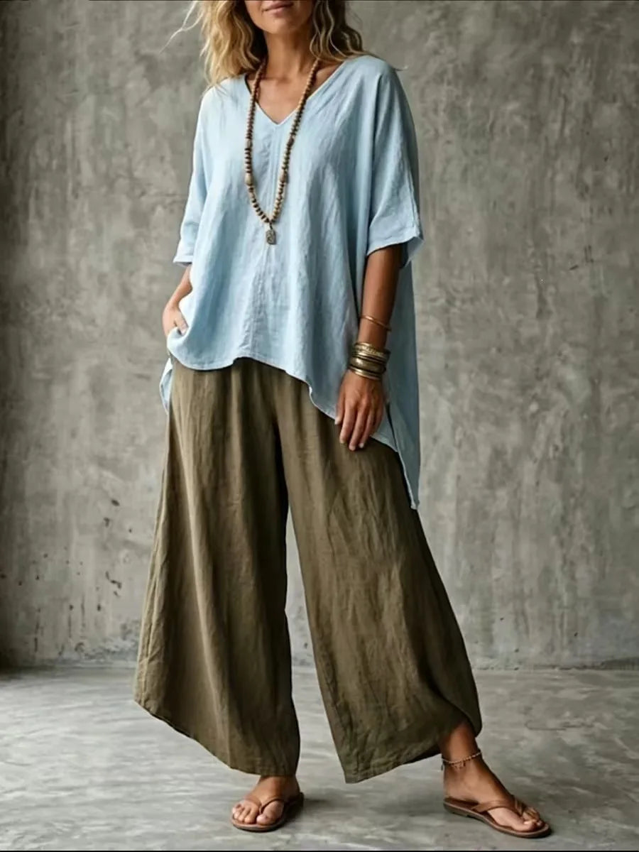 Noelle Linen Blend Co-Ord Set