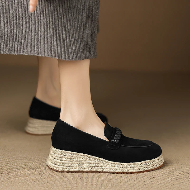 Avery Comfortable Suede Loafers