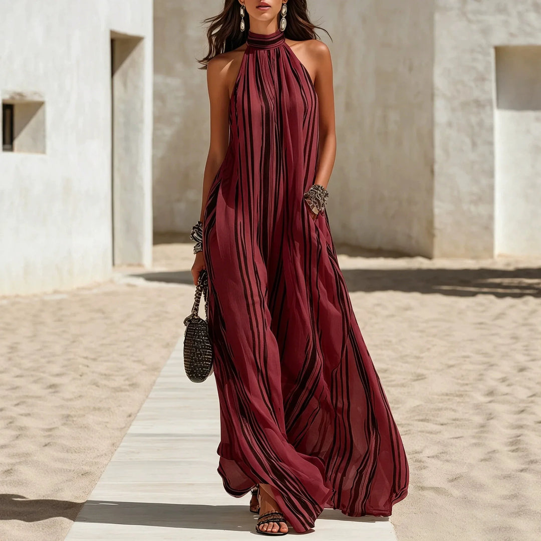 Hayley Striped Pocket Maxi Dress
