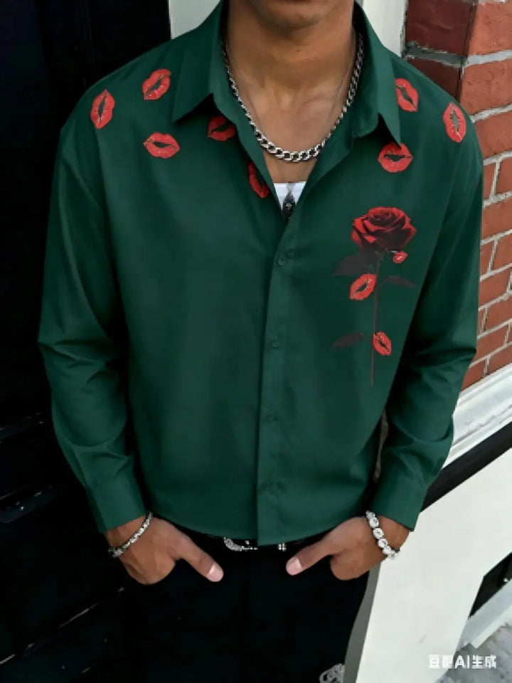 Hudson Graphic Button Front Shirt
