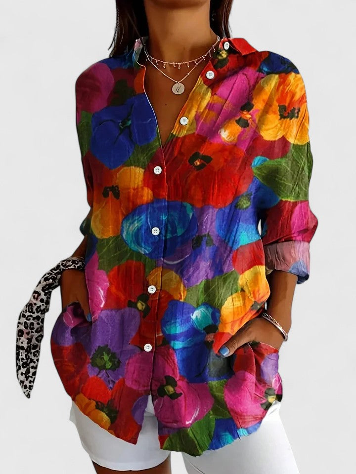 Kaylee Floral Print Blouse