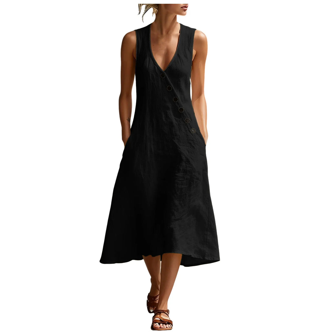 Liora Casual Boho Maxi Dress