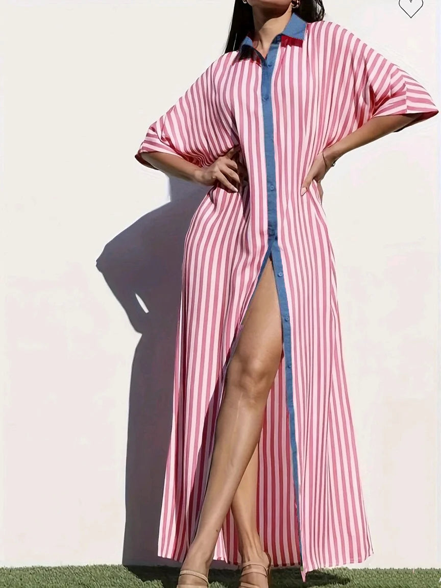 Paloma Stripe Maxi Dress