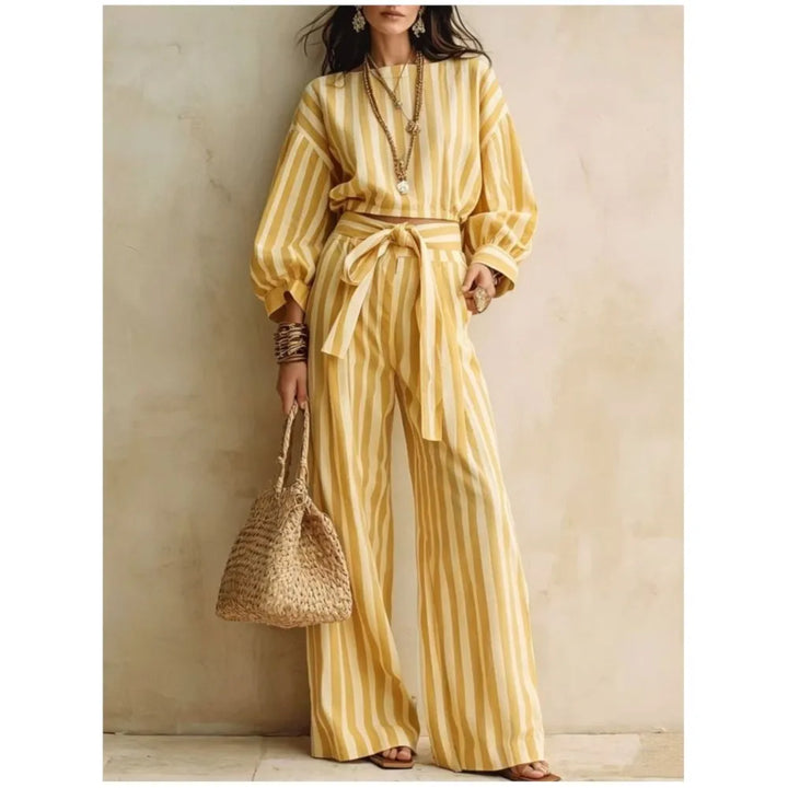 Rosalie Striped Matching Set