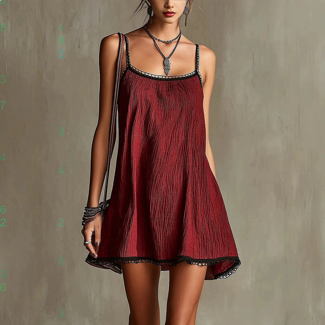 Chloe Sleeveless Swing Mini Dress