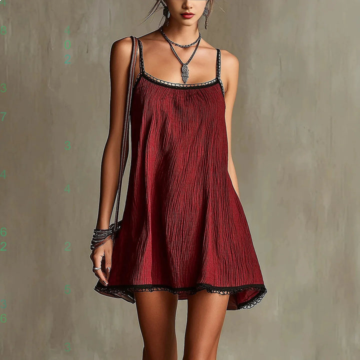 Chloe Sleeveless Swing Mini Dress